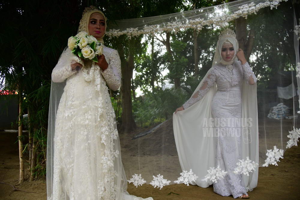 Western-cum-Islamic Wedding Dress